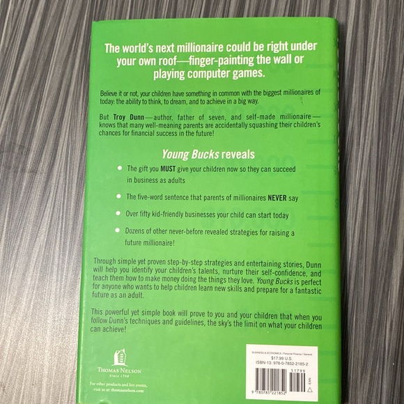 Young Bucks-How to Raise a Future Millionaire by Troy Dunn - Picture 2 of 2